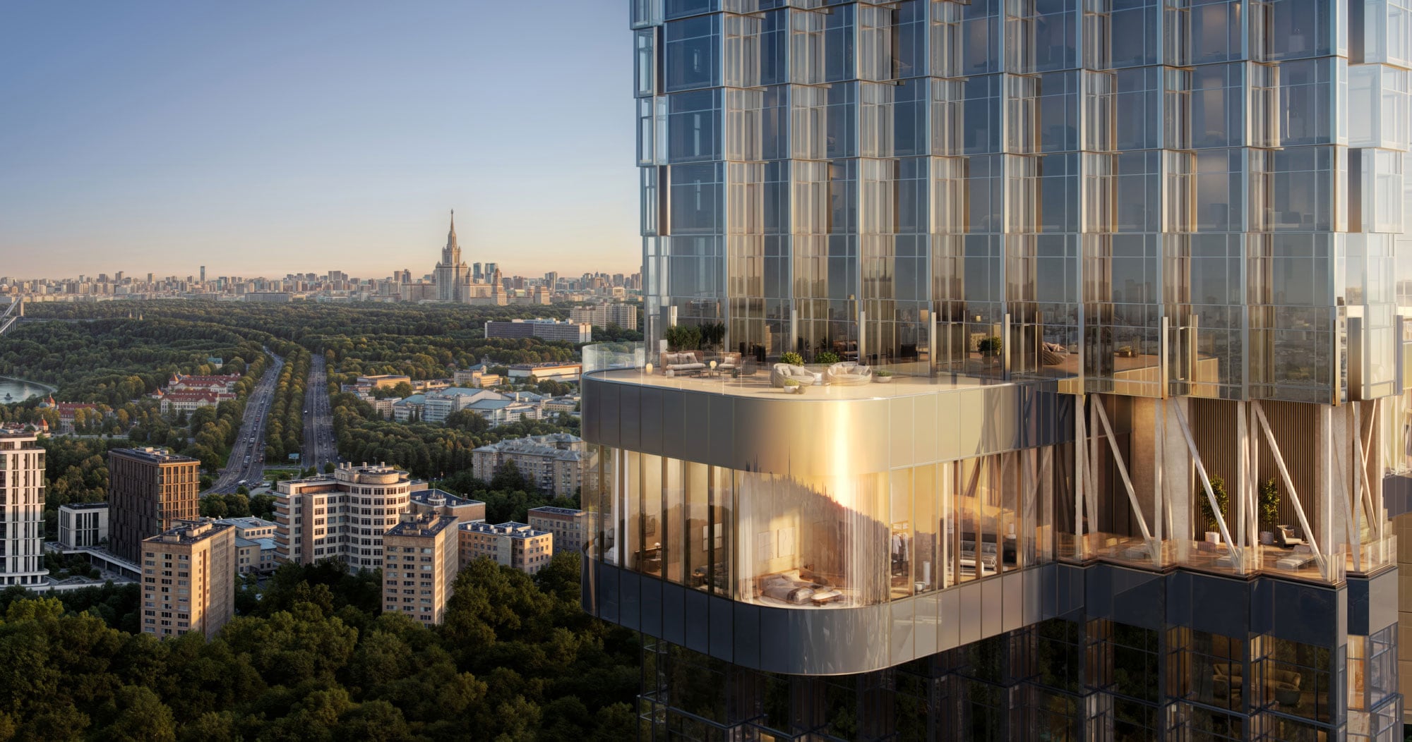 «Парящие» квартиры с террасами 