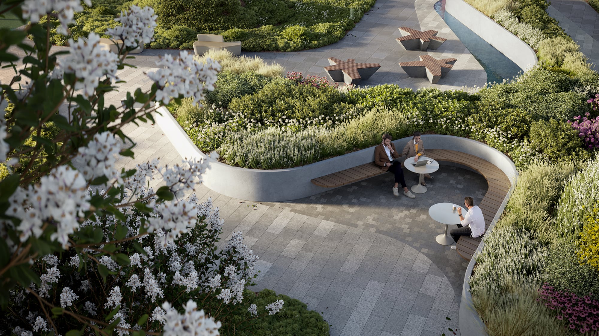 Места для работы и отдыха 