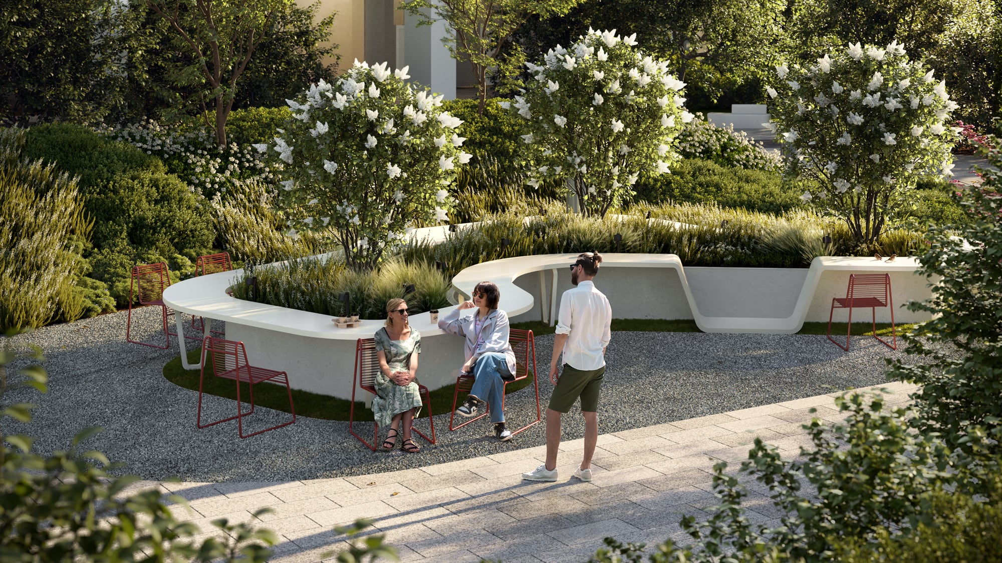 Места для работы и отдыха 